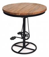 Стол круглый Secret de Maison LAMMERTAL (mod. O-254) дерево манго/металл, 80х80х84см, хела/металл натуральный Стол круглый Secret de Maison LAMMERTAL (mod. O-254) дерево манго/металл, 80х80х84см, хела/металл натуральный. Фото №1