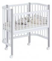 Кроватка Polini kids Simple 120, белый. Фото №1