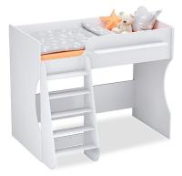 Кровать-чердак Polini Kids Dream 1700, белый