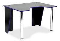 Стол компьютерный Strike-1 (120) NEO  black/blue, черный/синяя кромка Стол компьютерный Strike-1 (120) NEO  black/blue, черный/синяя кромка