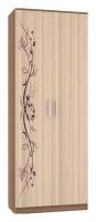 Натали Шкаф 2-створчатый ясень шимо темный/ясень шимоСветлый фото Натали Шкаф 2-створчатый ясень шимо темный/ясень шимоСветлый