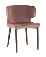 Стул Матео велюр пыльно-розовый ножки дерево фото Стул Матео велюр пыльно-розовый ножки дерево. Фото №1