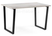 Стол деревянный Лота Лофт 120 25 мм юта / черный матовый