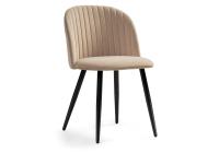 Стул Gabi 1 dark beige / black. Фото №1