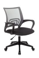 Кресло офисное TopChairs ST-Basic сетка/ткань темно-серый фото Кресло офисное TopChairs ST-Basic сетка/ткань темно-серый. Фото №1