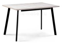 Стол деревянный раскладной Колон лофт 120 25 мм юта / черный матовый фото Стол деревянный раскладной Колон лофт 120 25 мм юта / черный матовый