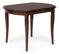 Стол раскладной Modena (MD-T4EX) дерево гевея/мдф, 100+29х75х75 см, MAF Brown Стол раскладной Modena (MD-T4EX) дерево гевея/мдф, 100+29х75х75 см, MAF Brown. Фото №1