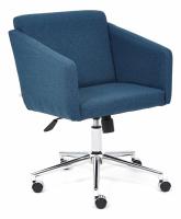 Кресло MILAN хром ткань ORLEANS, синий, 19. Фото №1