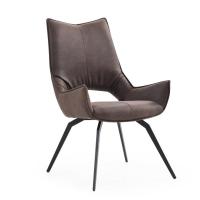 Стул DC1241 коричневый/черный