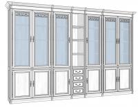 Шкаф книжный модульный Оскар вар.3 Шкаф книжный модульный Оскар вар.3