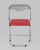 Стул складной ДЖОН металлик, красный фото Стул складной ДЖОН металлик, красный. Фото №6