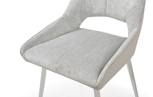 Стул DC1239 бежевый/ноги сталь. Фото №7