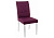 Стул деревянный Madina white / fabric purple