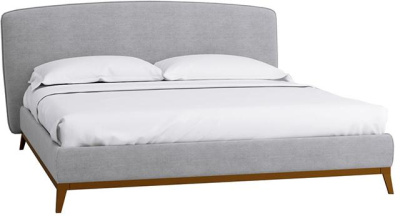 Кровать с ортопедическим основанием и ящиком Сканди Лайт 1.8 Грей фото Кровать с ортопедическим основанием и ящиком Сканди Лайт 1.8 Грей. Фото