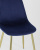 Стул Валенсия велюр синий золотые ножки фото Стул Валенсия велюр синий золотые ножки. Фото №9