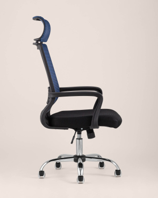 Кресло офисное TopChairs Style голубое фото Кресло офисное TopChairs Style голубое. Фото №5