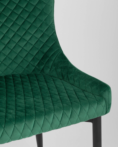 Стул Ститч велюр изумрудный. Фото №9