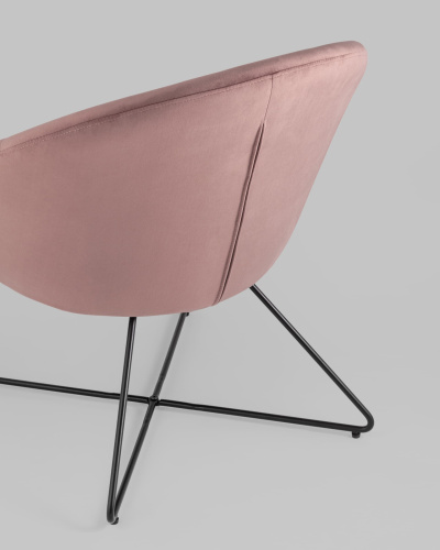 Кресло Колумбия пыльно-розовое. Фото №8