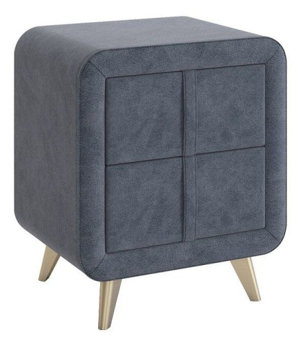 Тумба прикроватная Софи 2, (480х370х580) топаз (велюр). Фото №1