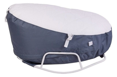 Шезлонг детский Polini kids, серый. Фото