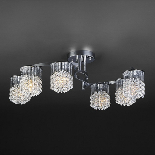 Потолочная люстра Eurosvet Ambroz 3222/6 хром Strotskis. Фото №2