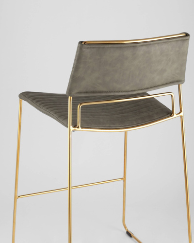 Стул Дэйзи полубарный зеленый. Фото №8