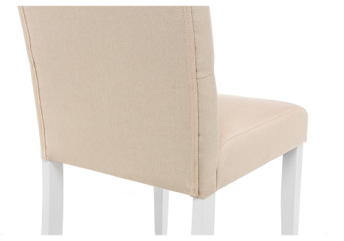 Стул деревянный Amelia white / fabric cream. Фото №7