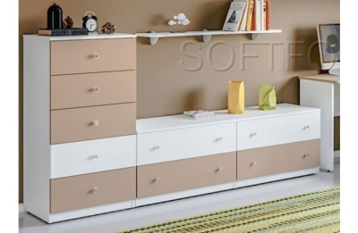 Комод низкий широкий Силуэт. Фото