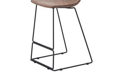 Стул полубарный CQ-8347B коричневый 2090. Фото №3