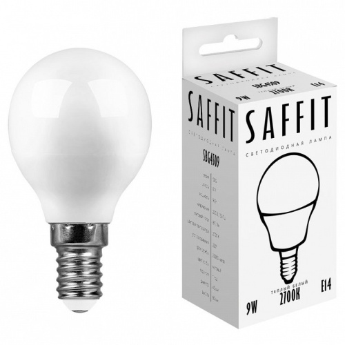 Лампа светодиодная Feron SBG4509 E14 9Вт 2700K 55080. Фото №1