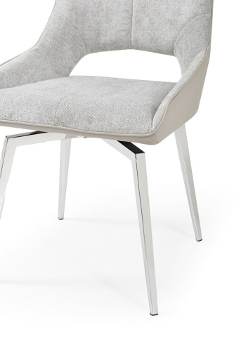 Стул DC1239 бежевый/ноги сталь. Фото №11