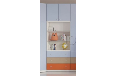 Стеллаж верхний широкий три секции Силуэт. Фото