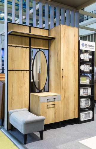 Полка для прихожей Loft Дуб Табак фото Полка для прихожей Loft Дуб Табак. Фото №5