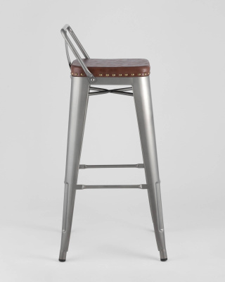 Стул барный TOLIX SOFT серебристый. Фото №5