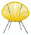 Кресло Acapulco yellow. Фото №3