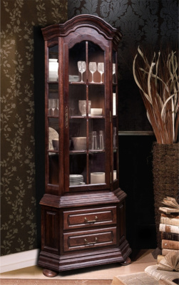 Шкаф для посуды (угловой) Ноктюрн ГМ 5260. Фото №3