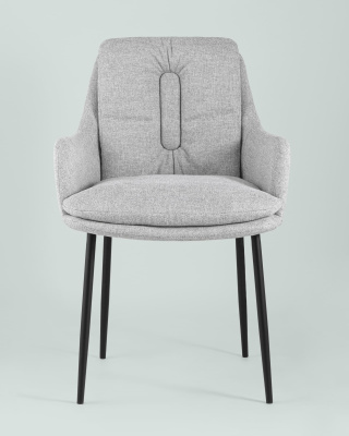 Кресло Саманта рогожка светло-серый. Фото