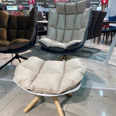 Банкетка DC-1565A(F) бежевый HE510-01B. Фото