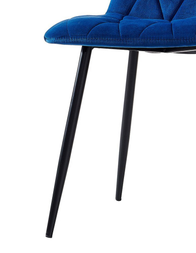 Стул C-1333 синий UF910-19/матовый черный. Фото №11