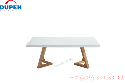 Стол журнальный J1692A Белый/Ясень. Фото