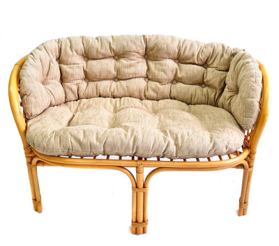 Подушка на диван "Багама" полная бежевая шенилл. Фото №2