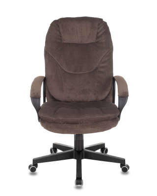 Кресло руководителя Бюрократ CH-868N Fabric коричневый Light-10 крестовина пластик. Фото №4