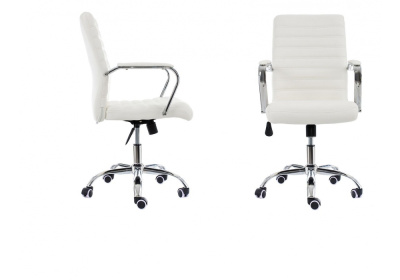 Стул Компьютерное кресло Tongo белое. Фото