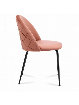 Стул Mystere Black, розовый. Фото