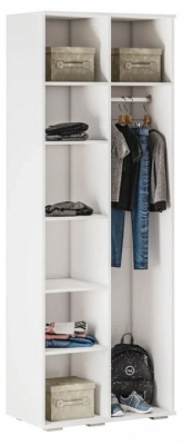 Шкаф платяной Трио,белый. Фото №3