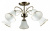Люстра на штанге Arte Lamp Blossom A2709PL-5AB фото Люстра на штанге Arte Lamp Blossom A2709PL-5AB. Фото №1