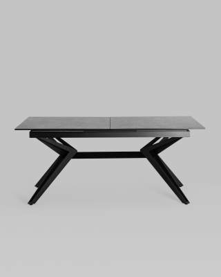 Стол обеденный Олимпия раскладной 180-230*90 керамика темная. Фото