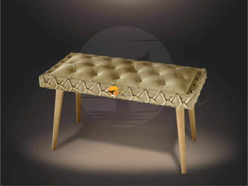 Банкетка с плетением Б4.6-1. Фото №1