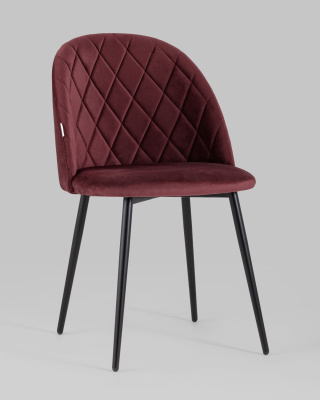 Стул Марсель велюр винный. Фото