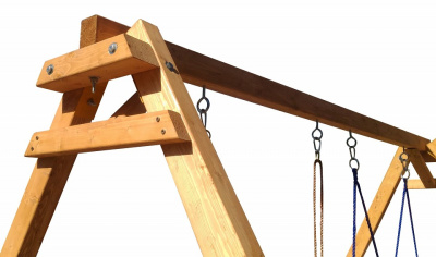 Качели детские Р911-2, коричневый фото Качели детские Р911-2, коричневый. Фото №5